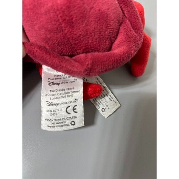 Disney Store Sebastian Crab Plush Stuffed Animal Little Mermaid Toy - Picture 3 of 6